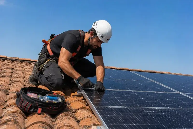 Maintenance et monitoring de panneaux solaires à Boëge