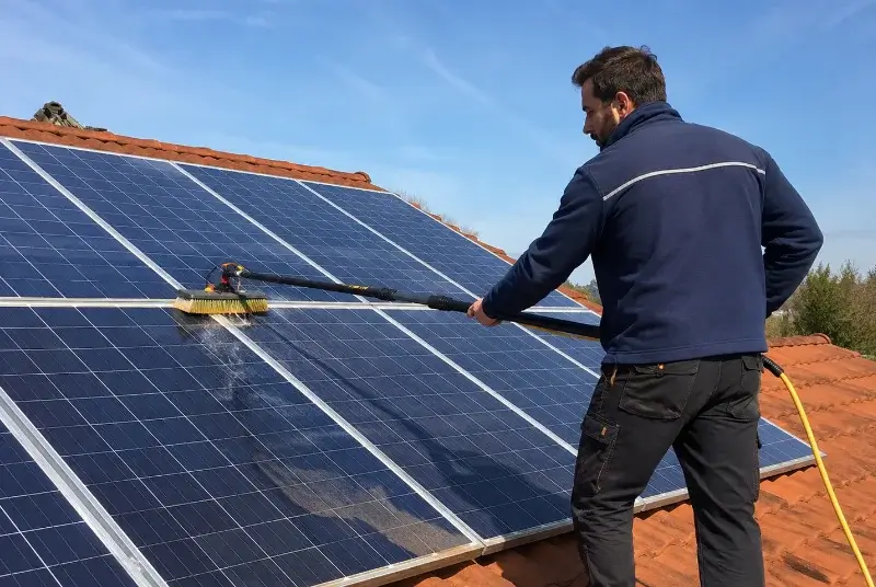 Nettoyage et entretien de panneaux solaires à Boëge